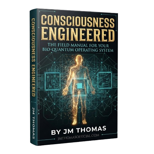 Consciousness Engineered by JM Thomas, 3D cover