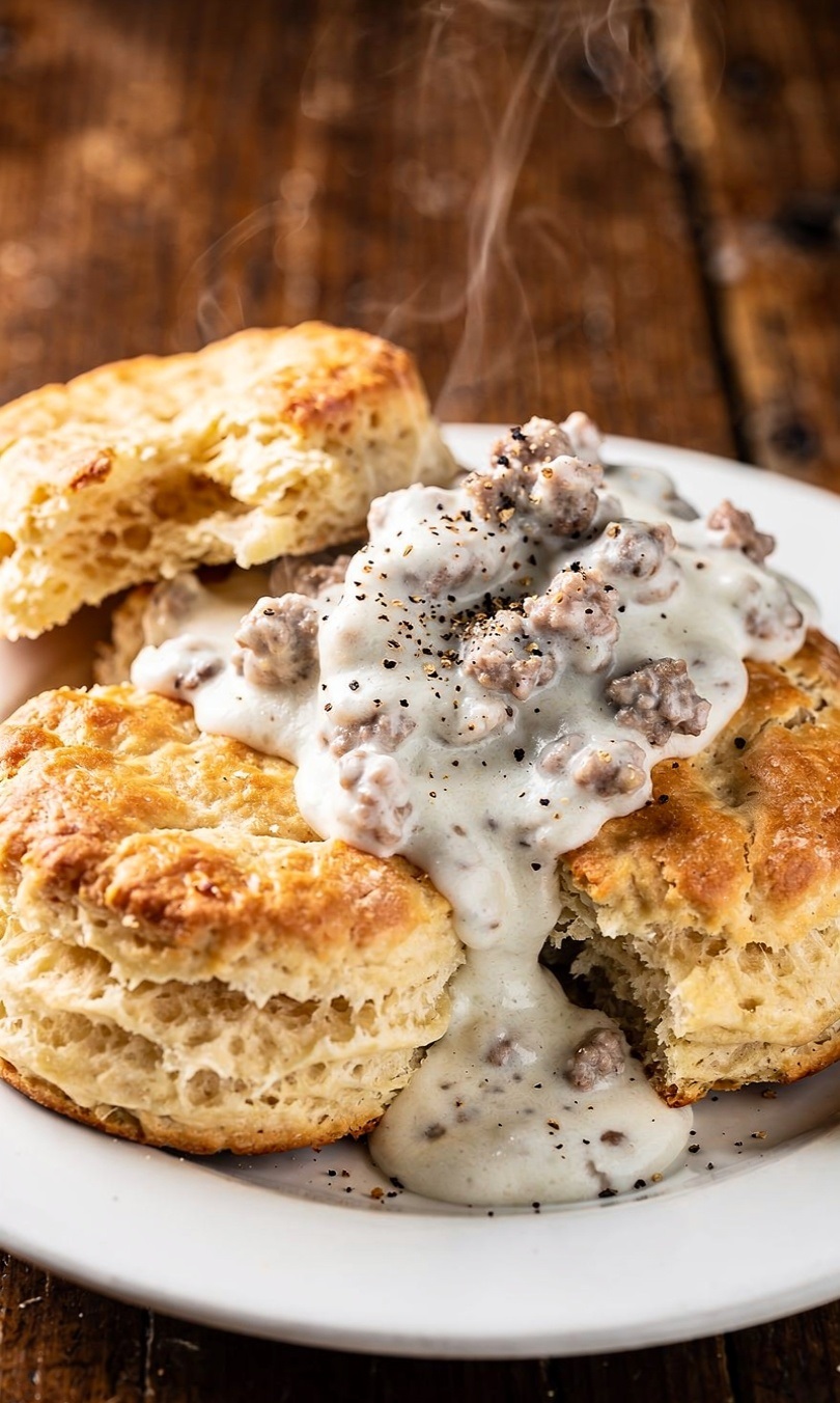 Biscuits and gravy