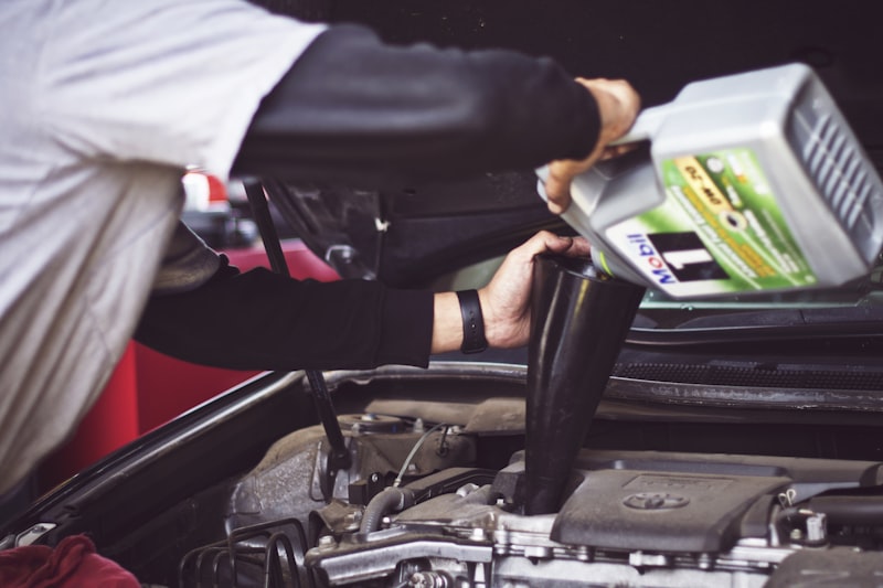 Engine repair bay