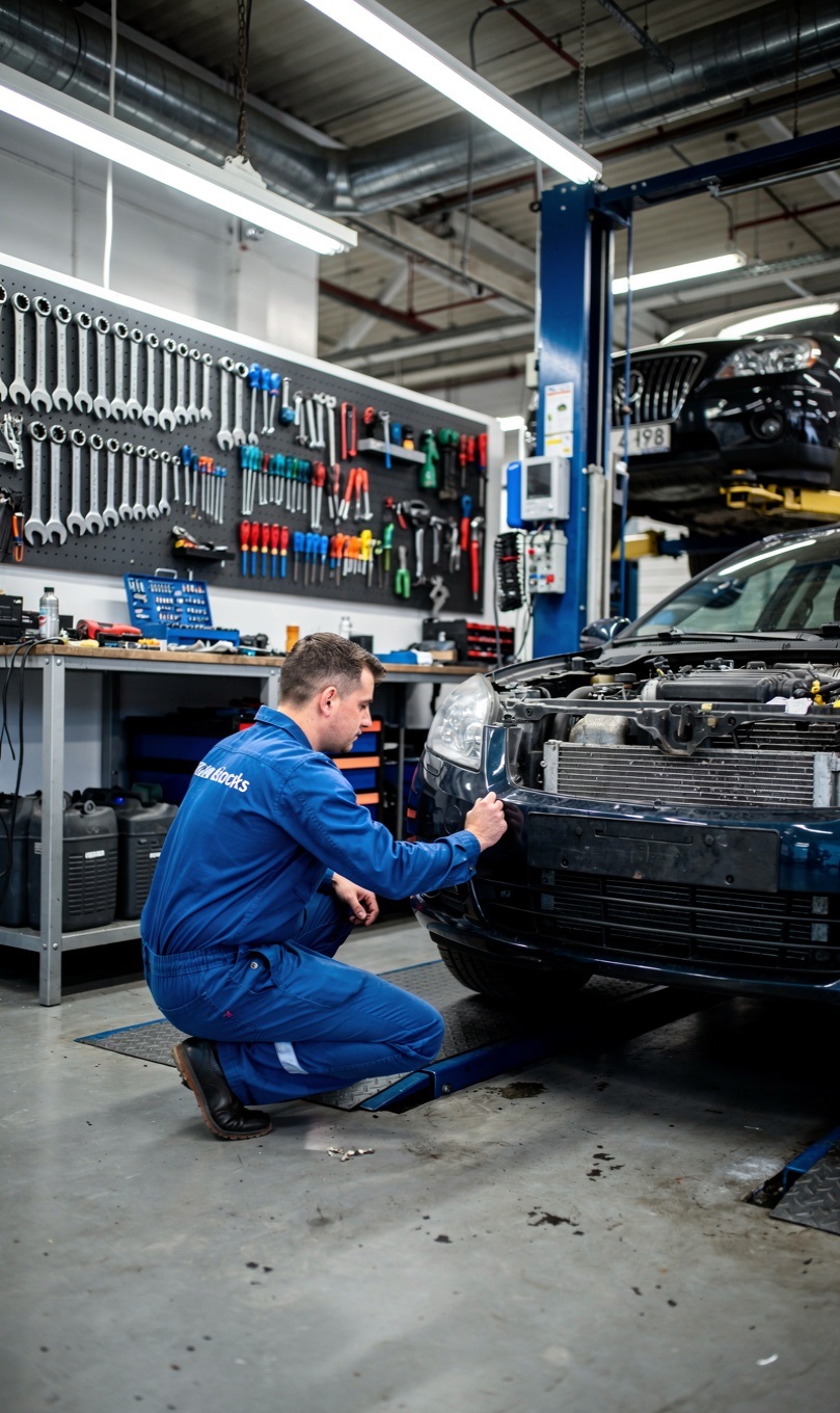 Auto repair shop bay