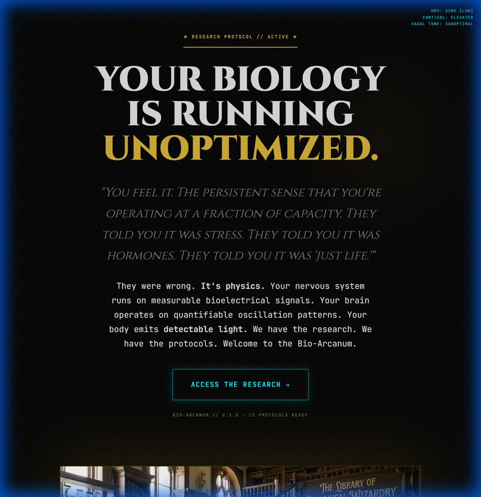 The Library of Biological Wizardry